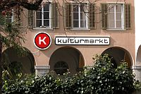 Kulturmarkt: Logo auf Fasade